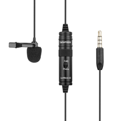LavMicro2M 2-Person Omni Lavalier Mic with 3.5mm TRS/TRRS Output for  Cameras, Mobile Devices & More