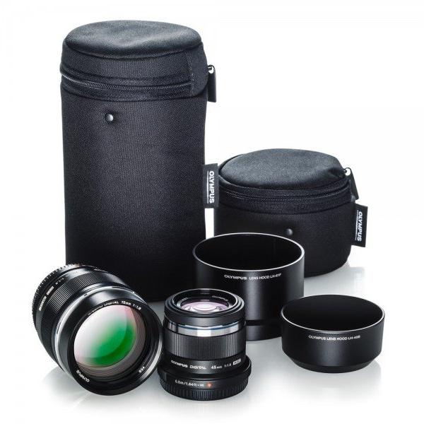 Olympus Portrait Lens Kit with 45mm f1.8 & 75mm f1.8 | Helix Camera